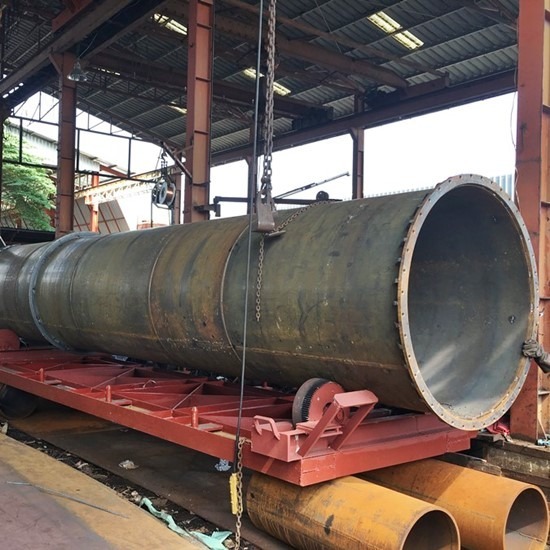 โครงเสาเดี่ยว เสาป้ายโฆษณา - โรงม้วนเหล็ก สมุทรสาคร โครงเสาเดี่ยว เสาป้ายโฆษณา - โรงม้วนเหล็ก สมุทรสาคร