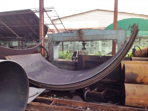 รับดัดเหล็กแผ่นโค้ง